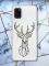 Прозорий чохол на Samsung A31 Олень (принт 128)
