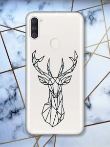 Прозорий чохол на Samsung Galaxy A11 Олень (принт 128)
