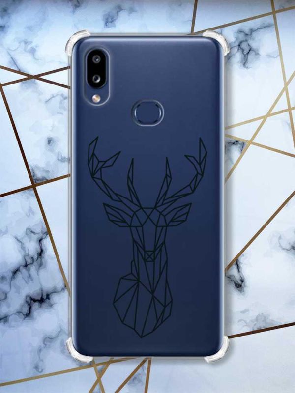 Чохол з потовщеними кутами на Samsung Galaxy A10s/A107 Олень (принт 128)
