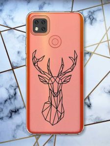 Прозорий чохол для Xiaomi Redmi 9C Олень (принт 128)