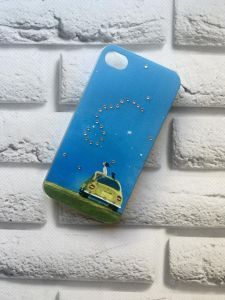 Пластиковий чохол із малюнком для iPhone 4/4S Машина