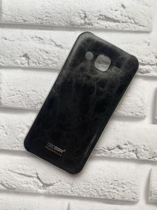 Силіконовий чохол з тисненням і прозорими боками для SAMSUNG J2 Чорний