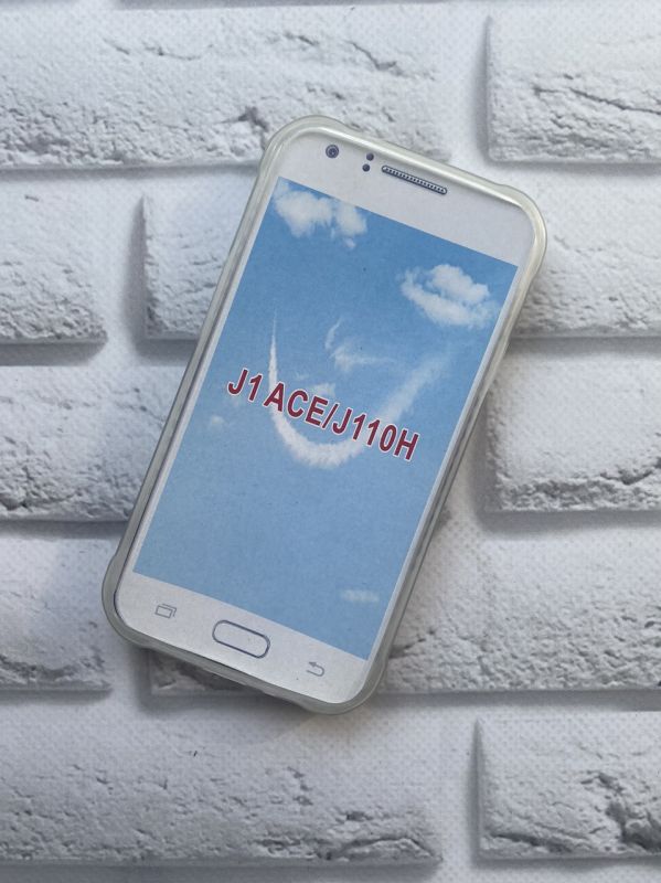 Силіконовий чохол із малюнком для SAMSUNG Galaxy J1Ace J110 Біла троянда