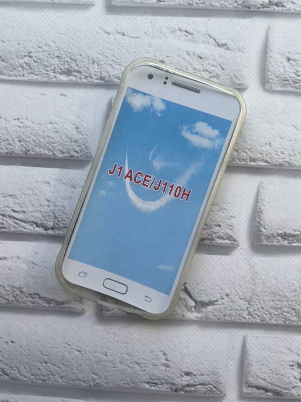 Силіконовий чохол із малюнком для SAMSUNG Galaxy J1Ace J110 Піони зелені