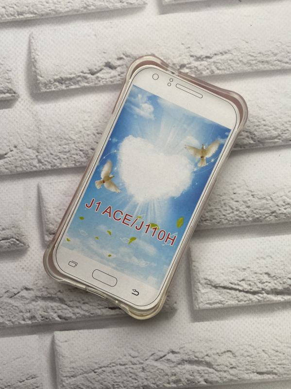 Силіконовий чохол із малюнком для SAMSUNG Galaxy J1Ace J110 Вежа LOVE