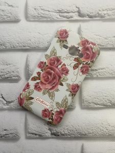 Пластиковий чохол із малюнком для SAMSUNG Galaxy J1Ace J110 Рожеві букетики