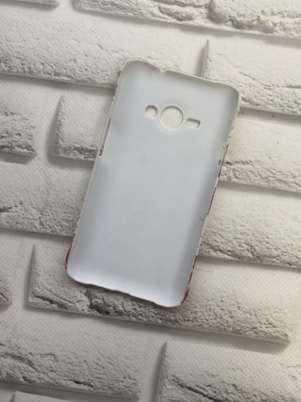Пластиковий чохол із малюнком для SAMSUNG Galaxy J1Ace J110 Рожеві букетики