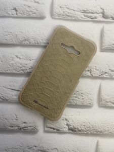 Силіконовий чохол для SAMSUNG Galaxy J1Ace J110 Чешуя. Бежевий