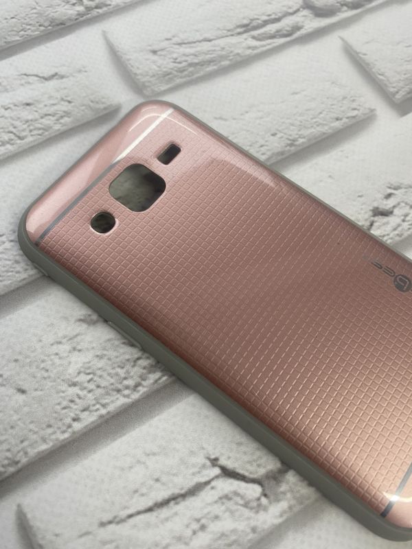 Силіконовий чохол для SAMSUNG Galaxy J1Ace J110 FitBest. Рожеве золото