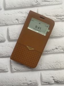 Чохол-книжка для SAMSUNG Galaxy J1Ace J110 Коричневий