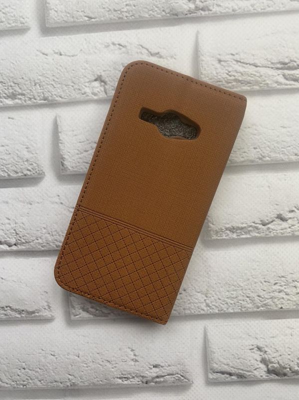 Чохол-книжка для SAMSUNG Galaxy J1Ace J110 Коричневий