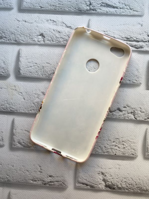 Силіконовий матовий чохол з малюнком для Xiaomi Redmi Note 5A Букетики на рожевому