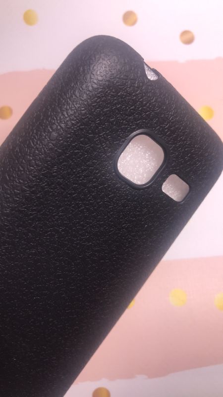 Силіконовий чохол із тисненням для SAMSUNG Galaxy J1mini J105 Чорний