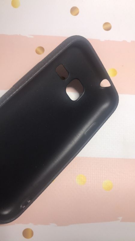 Силіконовий чохол із тисненням для SAMSUNG Galaxy J1mini J105 Чорний