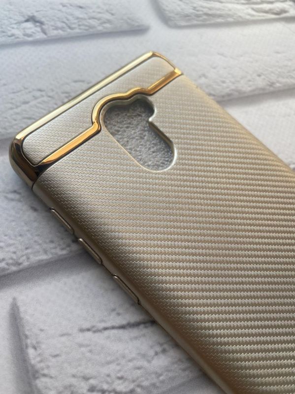 Силіконовий чохол карбоновий з бампером для Xiaomi Redmi 4 Срібний