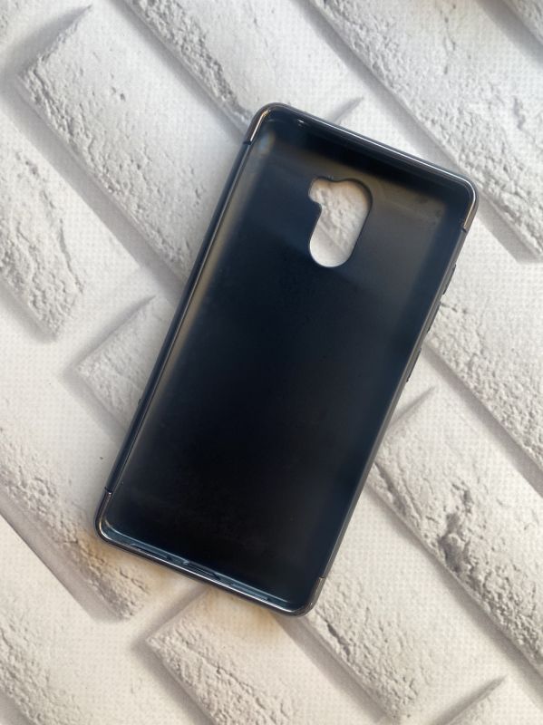 Силіконовий чохол карбоновий з бампером для Xiaomi Redmi 4 Чорний