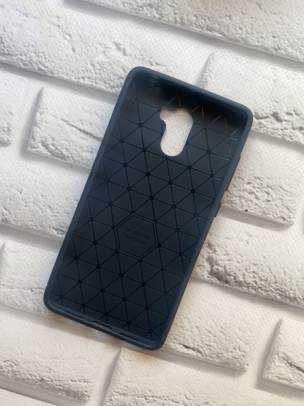 Силіконовий чохол карбоновий для Xiaomi Redmi 4 Чорний