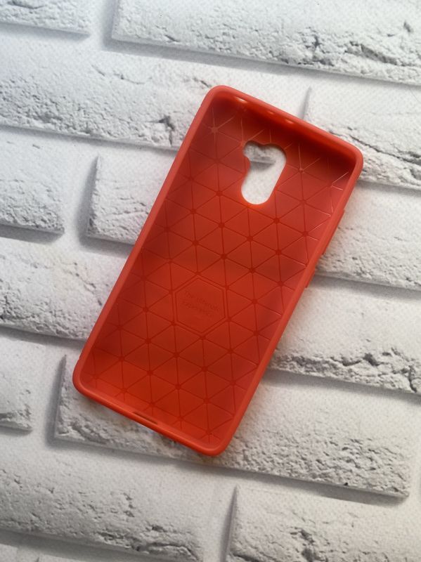 Силіконовий чохол карбоновий для Xiaomi Redmi 4 Червоний