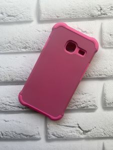 Силіконовий чохол для SAMSUNG J1mini J105 Броня. Рожевий