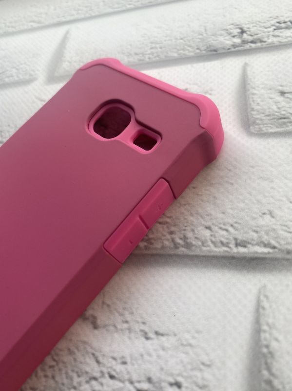 Силіконовий чохол для SAMSUNG J1mini J105 Броня. Рожевий