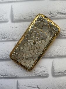 Силіконовий чохол для SAMSUNG J1mini J105 Золота павутинка
