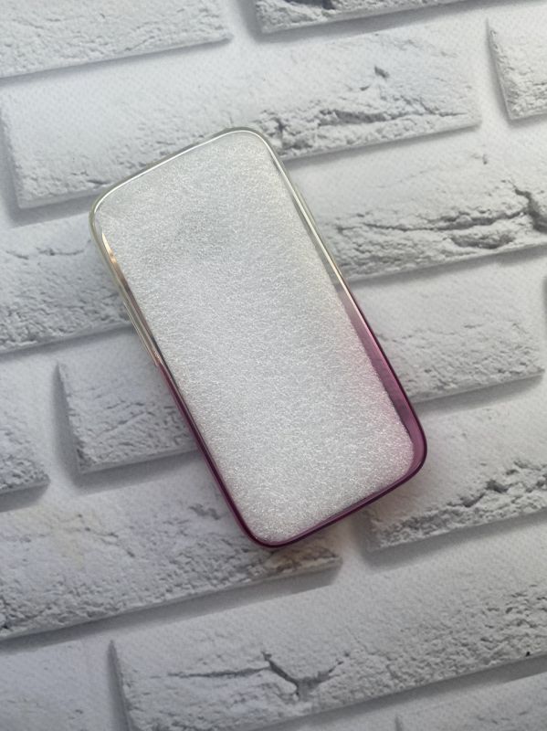 Силіконовий чохол для SAMSUNG Galaxy J1mini J105 Орнамент. Срібно-рожевий