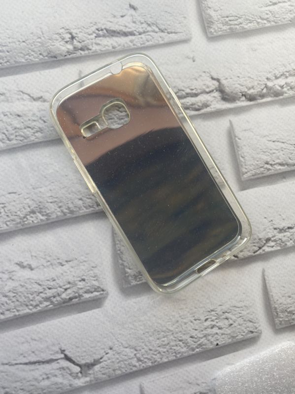 Силіконовий чохол для SAMSUNG Galaxy J1mini J105 Орнамент. Срібно-рожевий