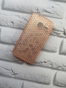 Силіконовий чохол для SAMSUNG Galaxy J1mini J105 Орнамент. Рожеве золото