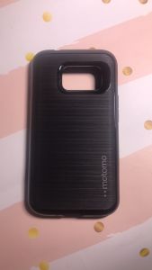 Силіконовий чохол Мотомо із чорним бампером для SAMSUNG Galaxy J1mini J105 Чорний