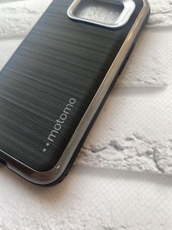 Силіконовий чохол Мотомо із срібним бампером для SAMSUNG Galaxy J1mini J105 Чорний