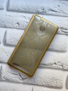 Пластиковий чохол для Xiaomi Redmi 3s Віражі. Золотий