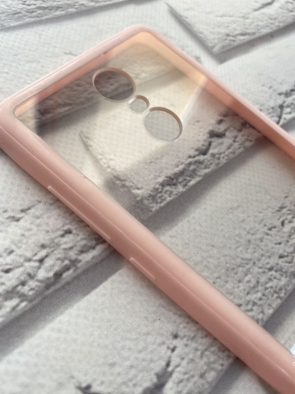 Силіконовий чохол з бампером для Xiaomi Redmi Note 3 / Note 3 Pro Рожевий