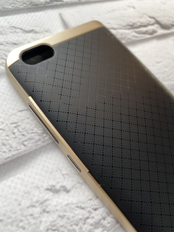 Силіконовий чохол Ipaky для Xiaomi Mi 5 Із золотим бампером. Чорний
