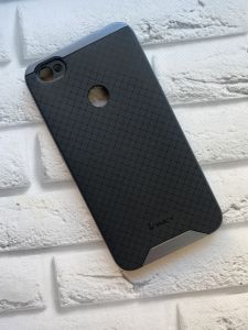 Силіконовий чохол Ipaky із сірим бампером для Xiaomi Redmi Note 5A Чорний