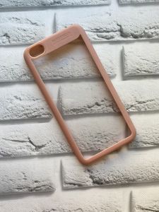 Силіконовий прозорий чохол Auto Focus для Xiaomi Redmi Note 5A Рожевий