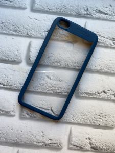 Силіконовий прозорий чохол Auto Focus для Xiaomi Redmi Note 5A Синій