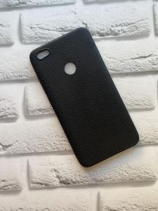 Силіконовий чохол з тисненням для Xiaomi Redmi Note 5A Чорний