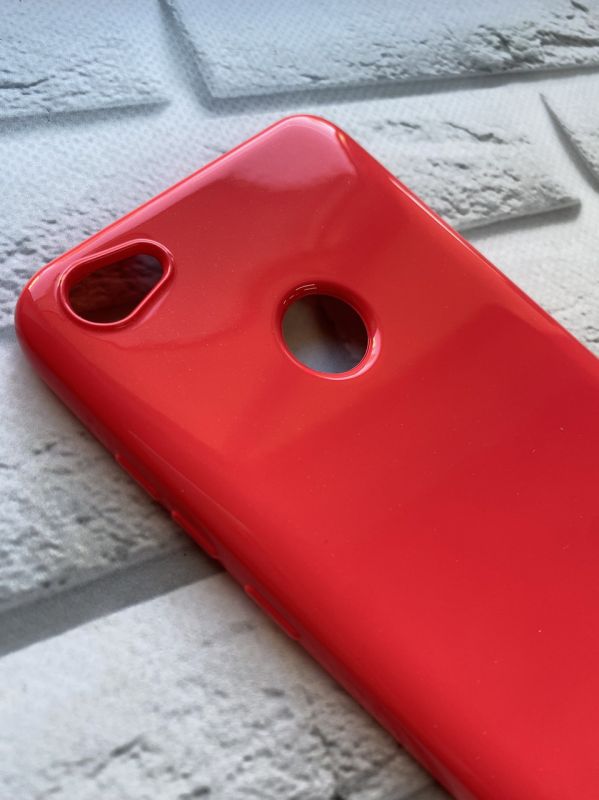 Силіконовий чохол для Xiaomi Redmi Note 5A Блістер. Яскраво-рожевий