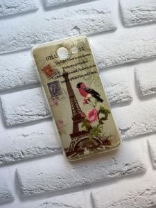 Силіконовий чохол з малюнком для Samsung J3 Prime / J3(2017) Версія для США / J3 Emerge Вежа і снігур