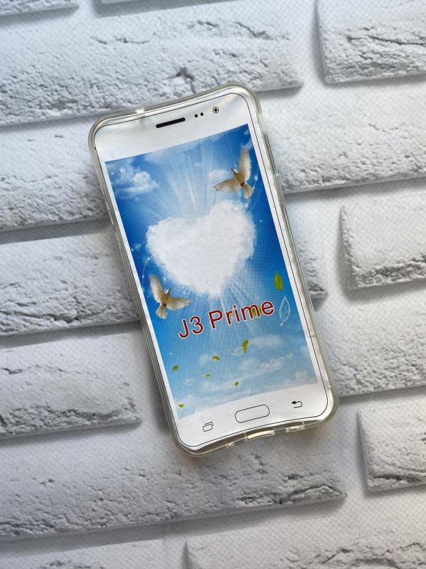 Силіконовий чохол з малюнком для Samsung J3 Prime / J3(2017) Версія для США Метелик фіолетовий