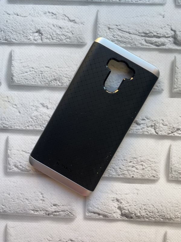 Силіконовий чохол Ipaky зі срібним бампером для Xiaomi Redmi 4 / 4 Prime Чорний