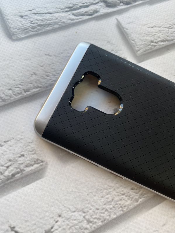Силіконовий чохол Ipaky зі срібним бампером для Xiaomi Redmi 4 Чорний