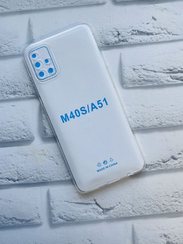 Ультратонкий силіконовий чохол із захистом камери для Samsung Galaxy А51 (2020) А515