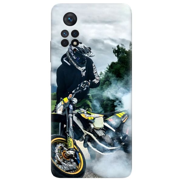 Чохол на Xiaomi Redmi Note 11 Pro Мото драйв (принт 68)