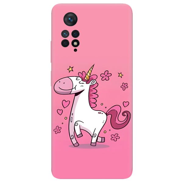 Чохол на Xiaomi Redmi Note 11 Pro Веселий єдиноріг (принт 105)