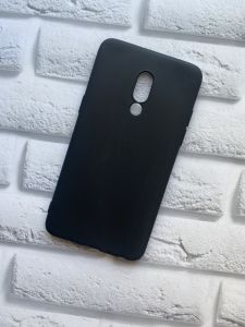 Силіконовий матовий чохол для Meizu 15 Plus Чорний