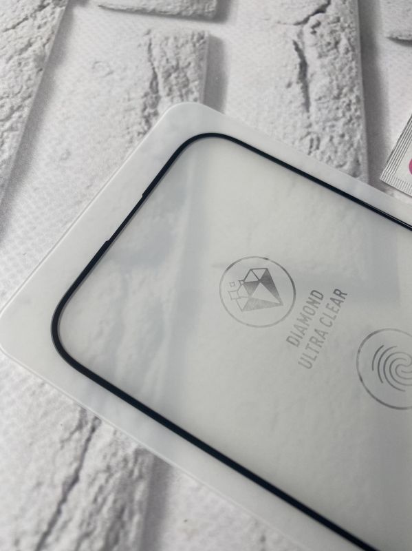 Захисне скло 3D для Apple iPhone 14 Pro Чорна рамка