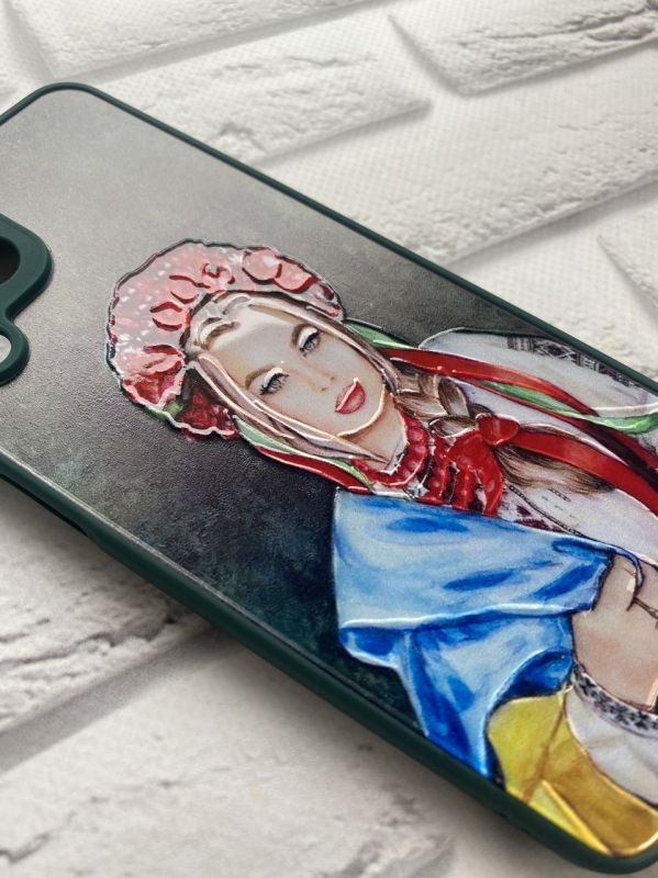 Силіконовий чохол з малюнком для Samsung M33 5G Дівчина у вінку