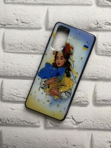 Силіконовий чохол із блискітками для Samsung Galaxy S20 FE Україна в руках