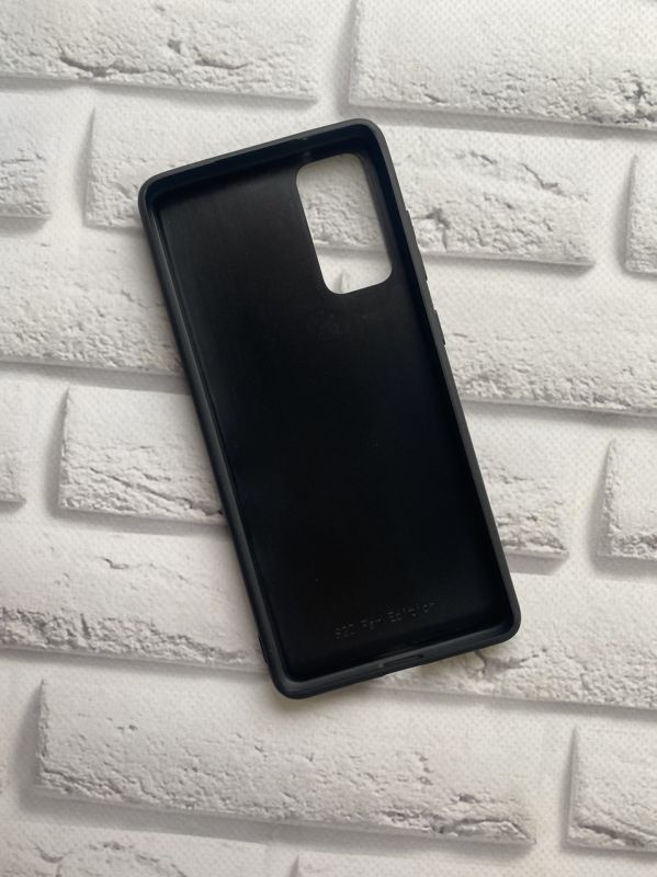 Силіконовий чохол із блискітками для Samsung Galaxy S20 FE Українка